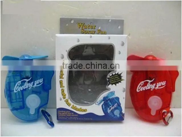 mini handheld water spray fan