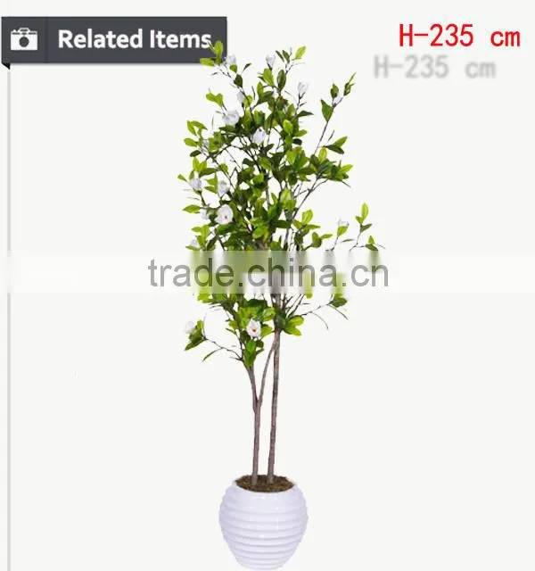 Green decorative artificial banana tree plastic banana plants