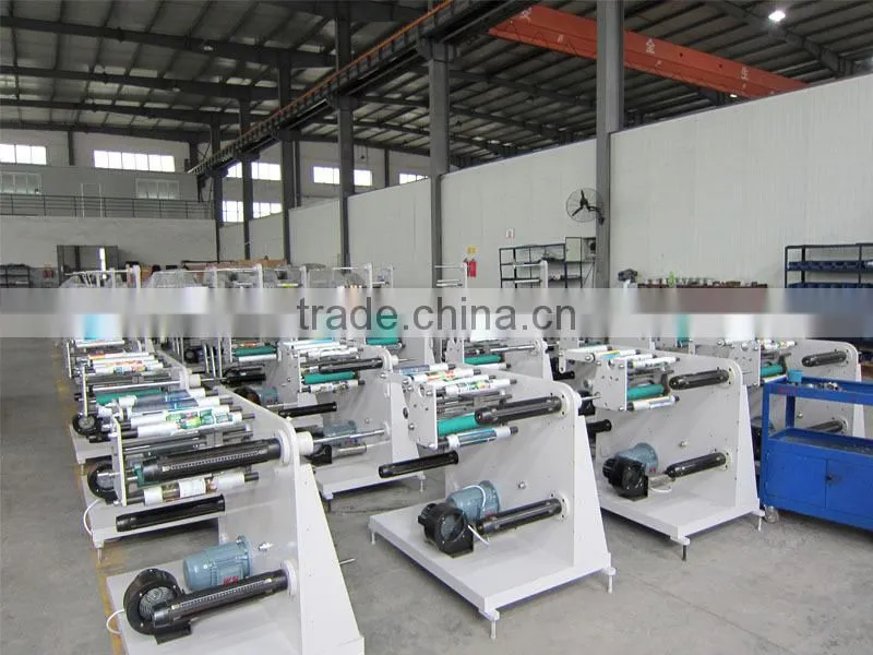 DK-450 model self adhesive label slitter rewinder machine