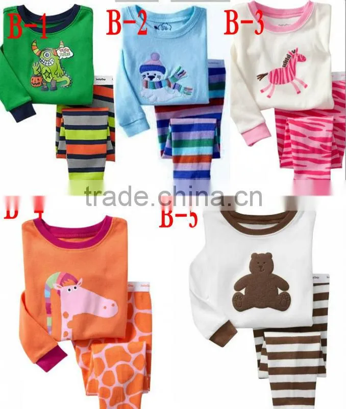 boys cute baby pajamas suits children's cotton sleeping wear