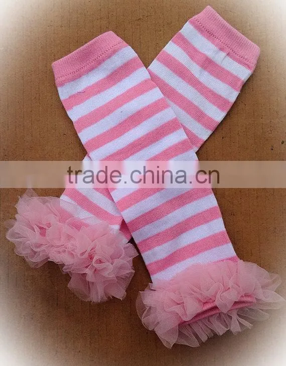 Winter Toddler Baby Hosiery Infant Double Ruffle Knitting Leg Warmers