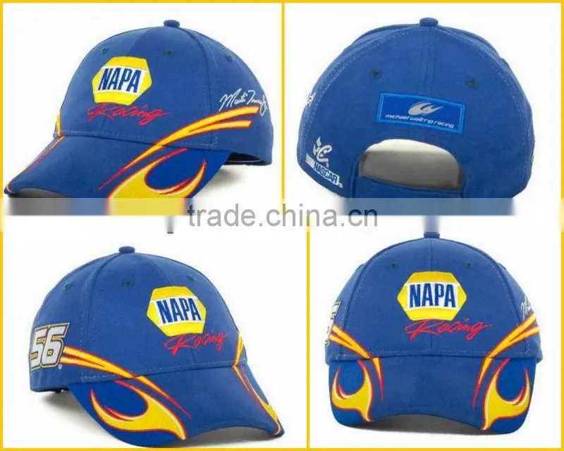 Custom Applique Logo Plain Distressed Baseball Cap