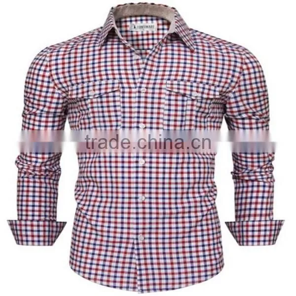 2016 new wholesale 2ply 100% cotton custom mens casual dress shirts