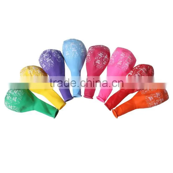Latex Balloons Party Decoration Round At Random Message Pattern
