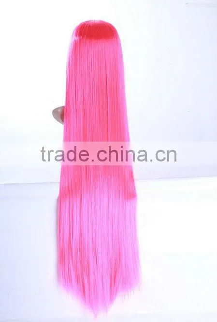 Top Quality Brazilian Lace Wig for Women,Cosplay Long Party Wig, Pink Wigs Halloween Synthetic Wigs DB01505 Best Seller Wigs