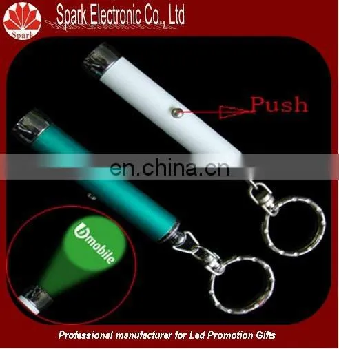4*AG3 battery led keyring torch