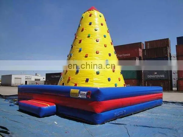 Cheap Giant Inflatable Climbing/inflatable rock climbing slide