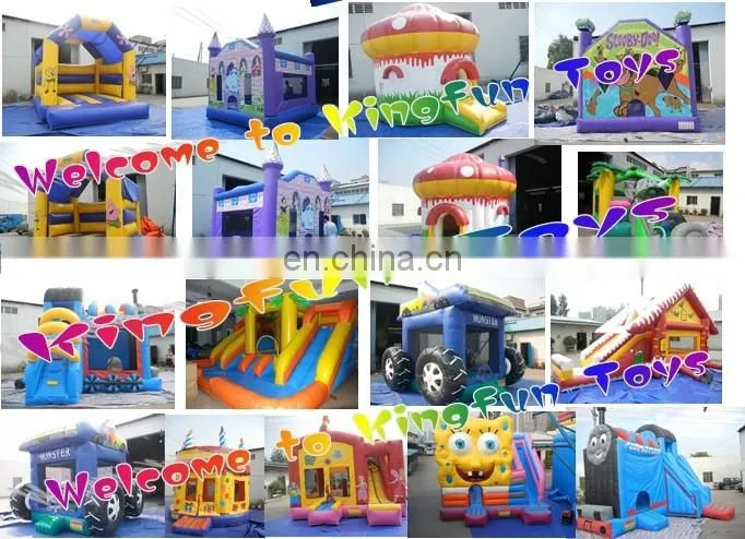 16L giant inflatable wet slide with water pool