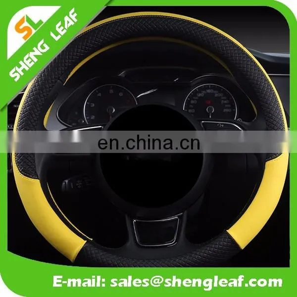 2016 hot selling custom printed logo car silicone steering wheel cover