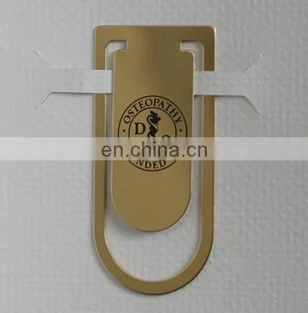 High quality promotional metal bookmark