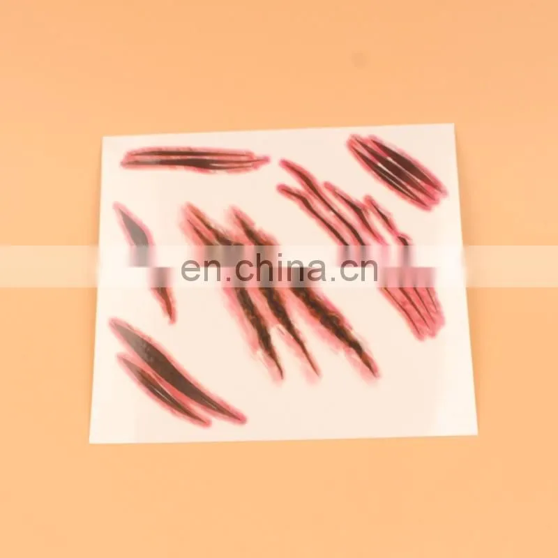 Halloween Decoration Costume face tattoo sticker for Horror Cosplay Halloween Party