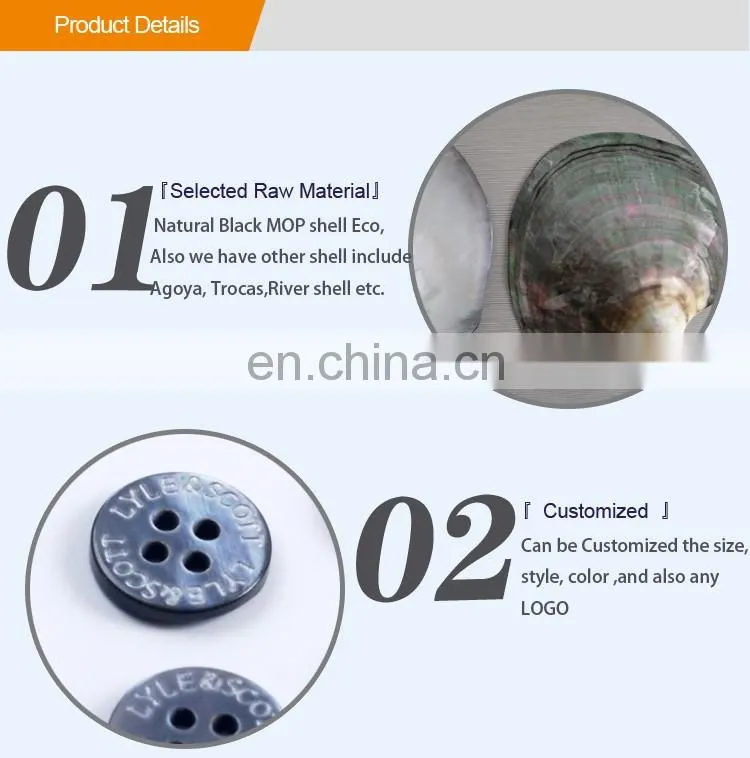 Laser Engraved MOP Shell Button for Shirt BN80055