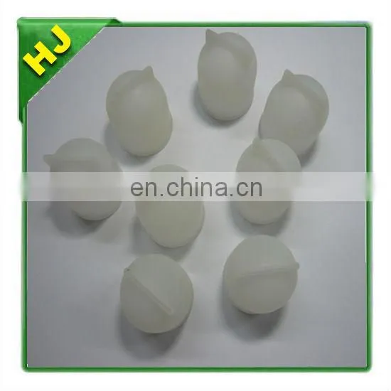 Silicone valve seal