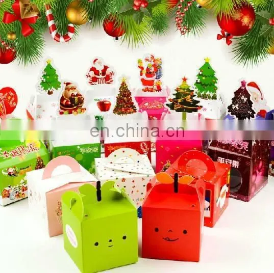 2015 wholesale custom food grade paperboard & christmas paper cake box