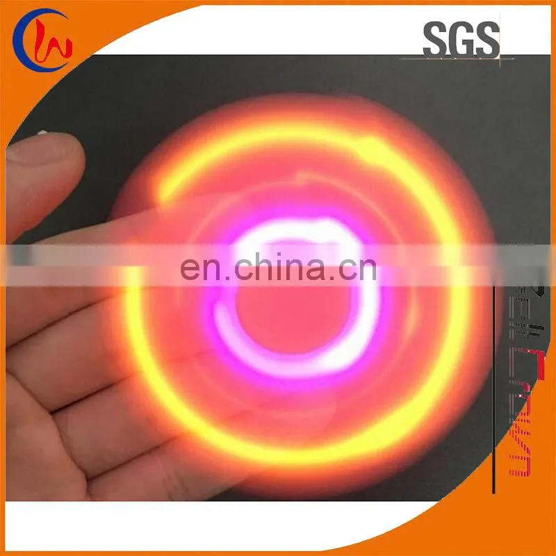 Edc anti-stress toys light up 608rs hand led bluetooth spinner fidget