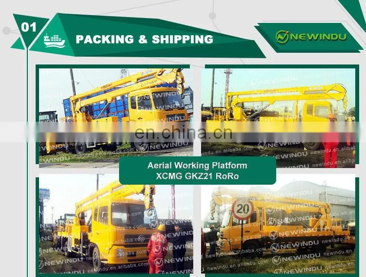 28.9m unmanned truck mounted Telescopic Aerial Work Platforms vehicle HYL5112JGKC