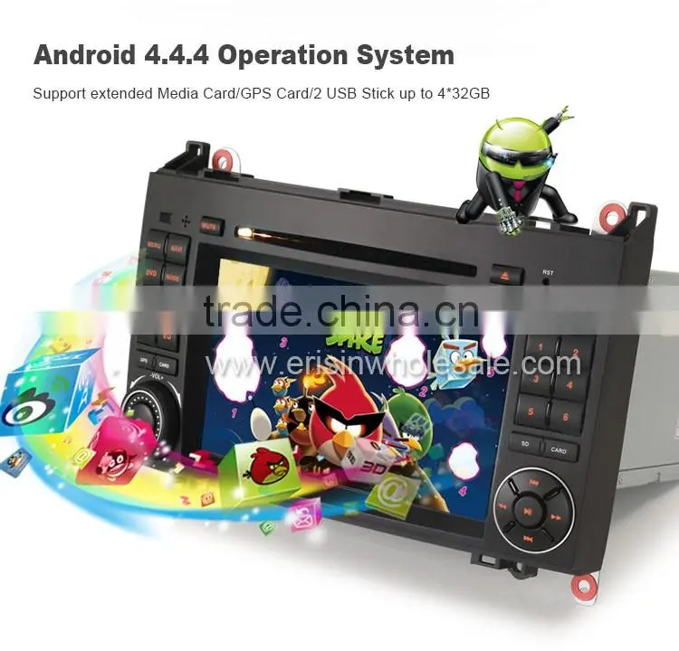 Erisin ES2682B 7" Touch Screen Android 4.4.4 Car Audio GPS Player for W245 W169