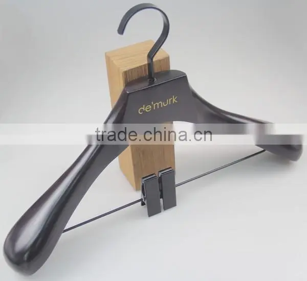 FW-1593 Luxury wood coat hanger clothes hanger