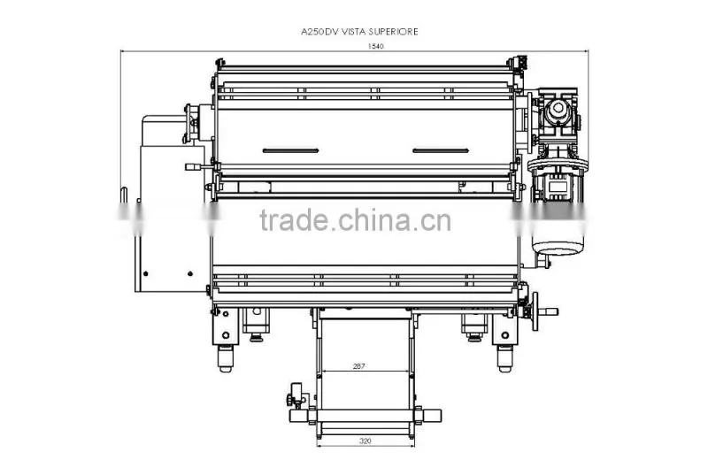 Automatic pasta sheet machine a250dv