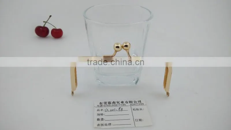 High quality bronze rounded shape Handbags hardware framework