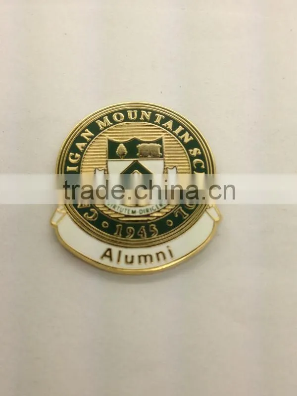 letter bobble custom Metal gift epola badge / imitation lapel pins