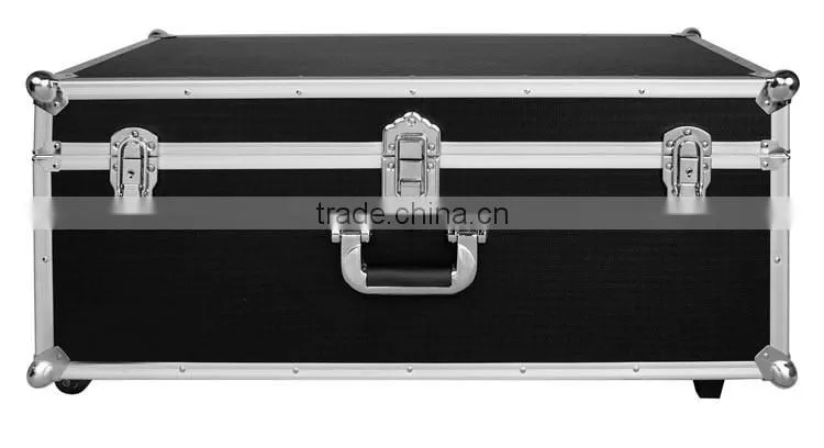 14 x 30 x 16 Inches Locking Extra-Large Storage Chest with Wheels,rolling aluminum dj flight case,tool box flight case