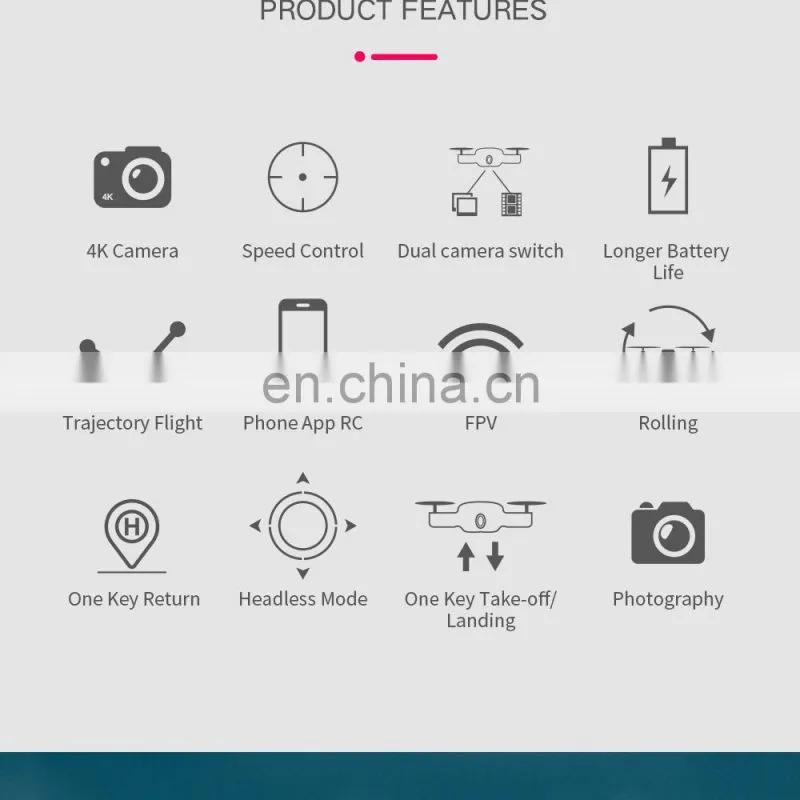 F82 Long Endurance 20 Minutes drone toy with camera Real-time Image Transmission Aircraft Fixed Altitude MINI Drone