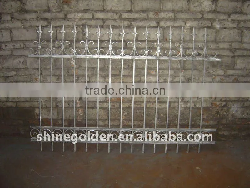 Wrought iron fence from top manufacturer for garden
