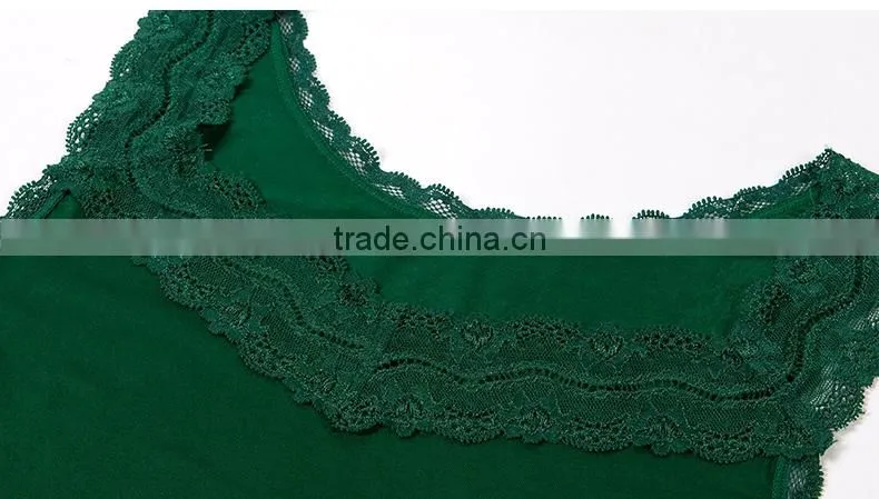 2015 New Style Girls Sexy Tank Top with lace Summer Vest Bulk Buy From China