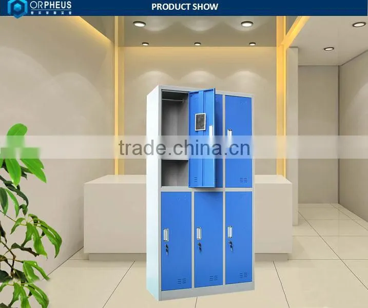 school furniture steel locker cabinet blue color steel almirah locker