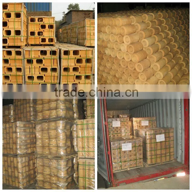 high alumina refractory runner brick or fire clay pipe brick