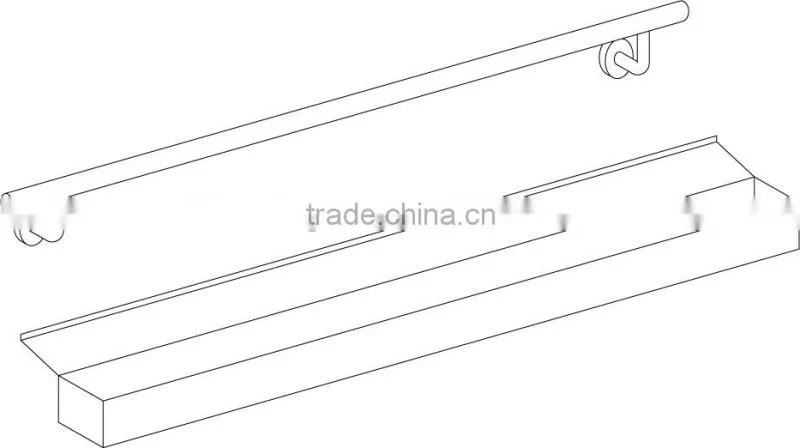 Stainless Steel Staircase Handrail Easy Assembly and Convenient Installation