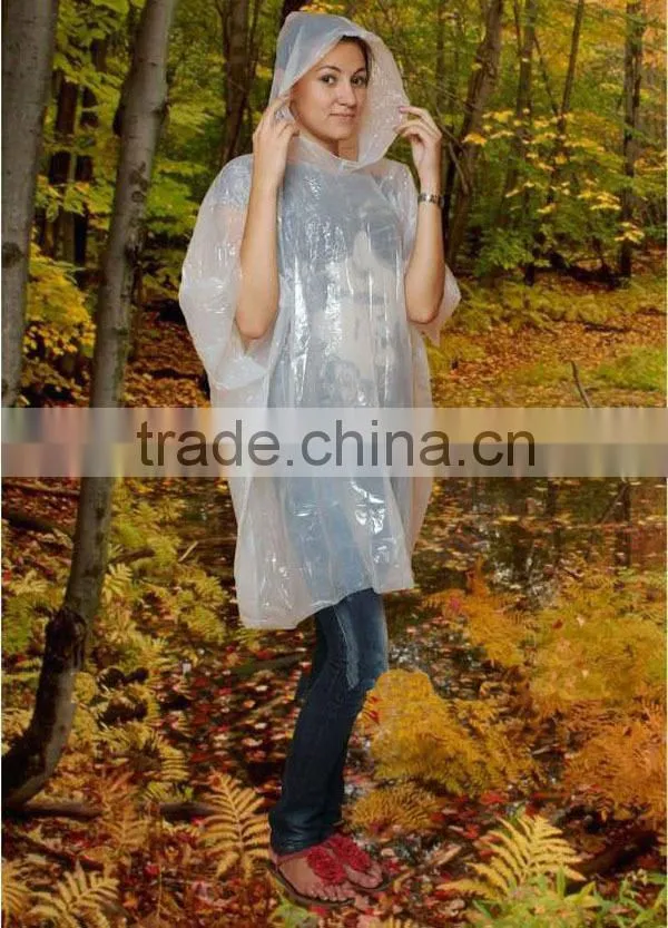 Super Quality PU Coated Nylon Raincoat Rain Poncho