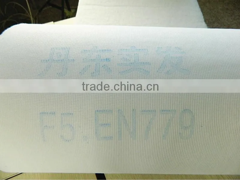 synthetic fiber air filter media of spraybooth