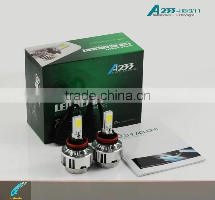 B-Deals make in china 6500k 3000lm a233 auto led head lamp H8 H9 H11 for car