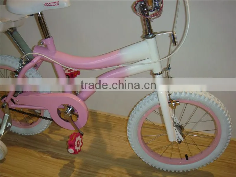 HH-K1640 16 inch pink oem kids balance bike with baby seat best price