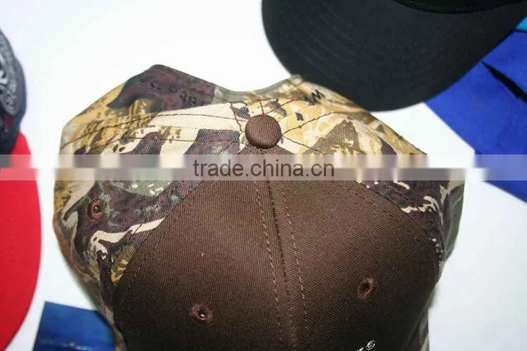 custom flat brim fitted bill snapback cap