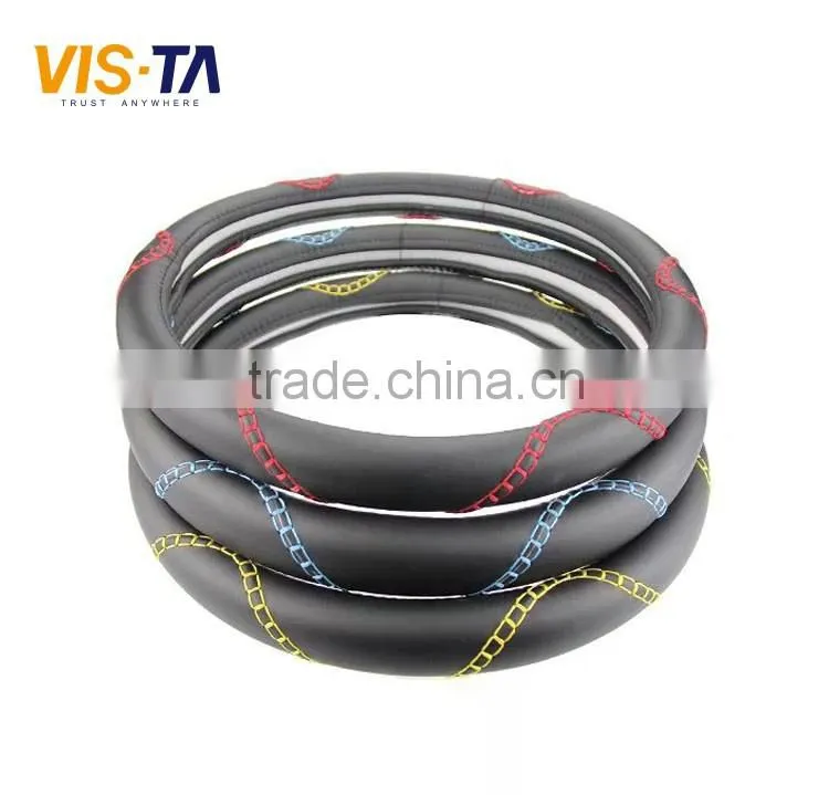 2016 Year Best Price Micro Fiber Steering Wheel Cover Leather