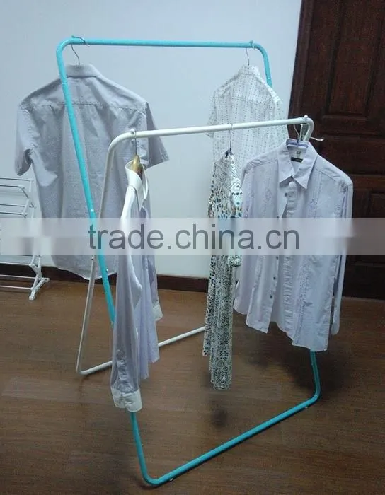 China Supplier Folding Steel Clothes Stand To Hang Clothes
