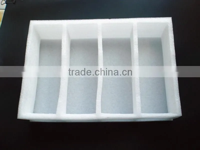 Protective foam tray, display white EPE foam tray