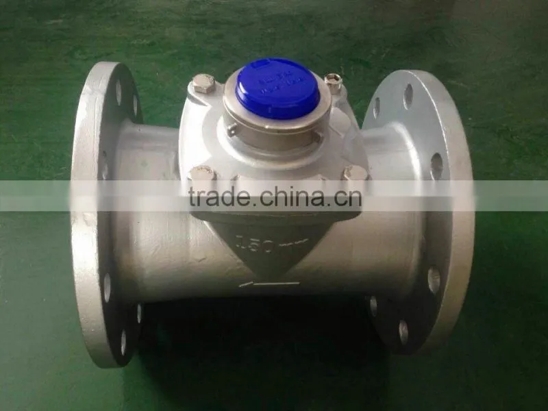 DN100mm Flange Woltman Stainless Steel Water Meter