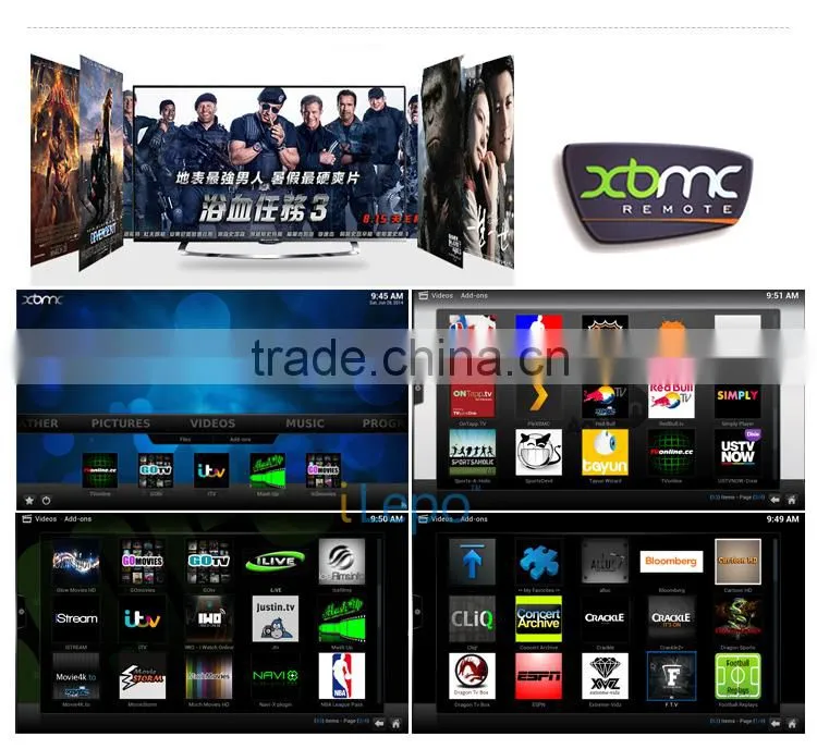 Amlogic dual core 1080p cor-tex A9 network media player