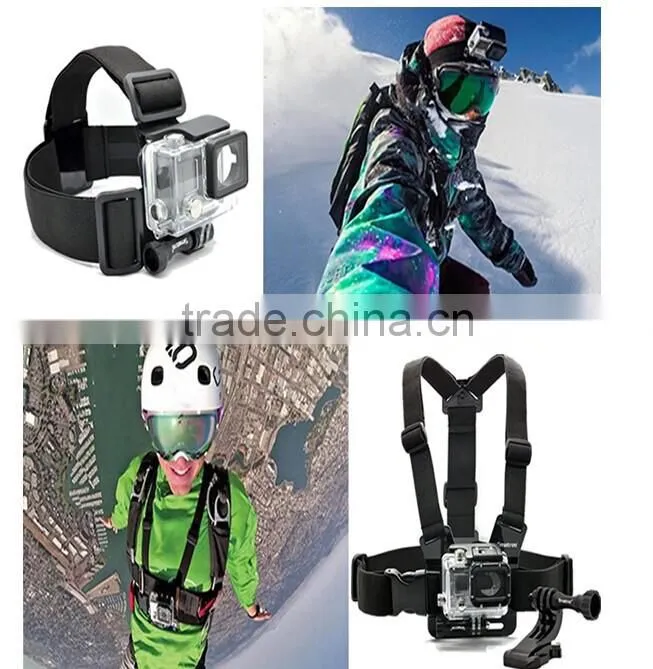 Smatree Sports camera Gopros accessories Head strap suitable for all GoPros 1/2/3/3+/4