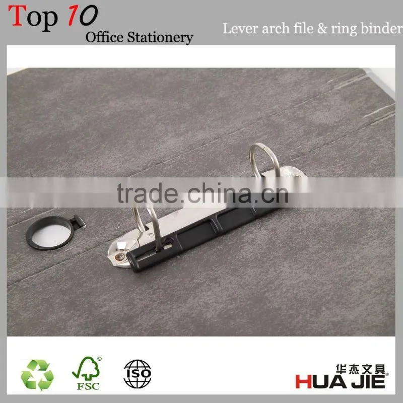 PVC cardboard lever arch file folder 2 ring binder