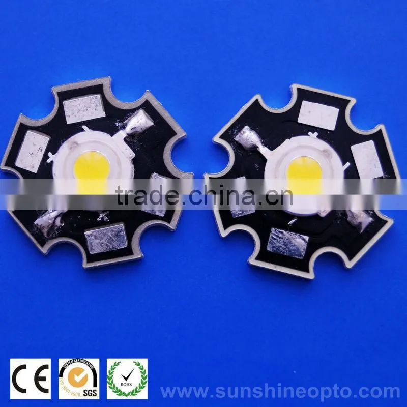 350mA led 1w star 20mm PCB 140 - 150lm / watt
