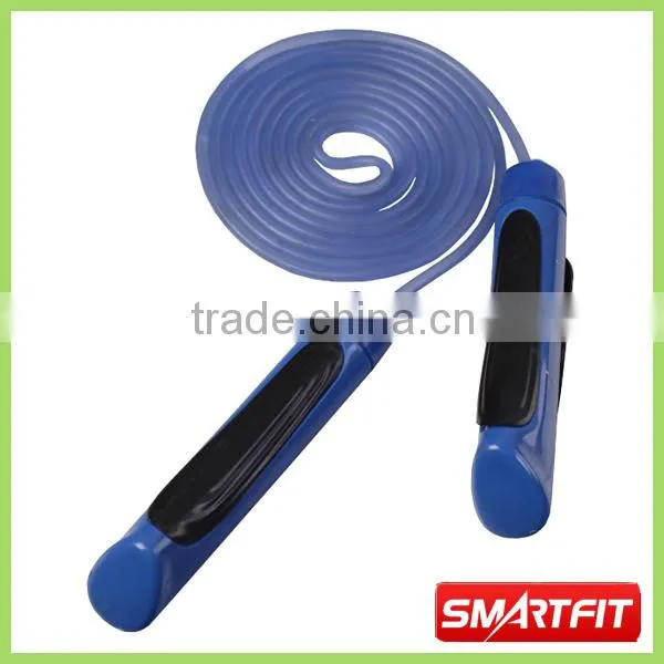 PVC transparent Jump Rope with anti-skid handle