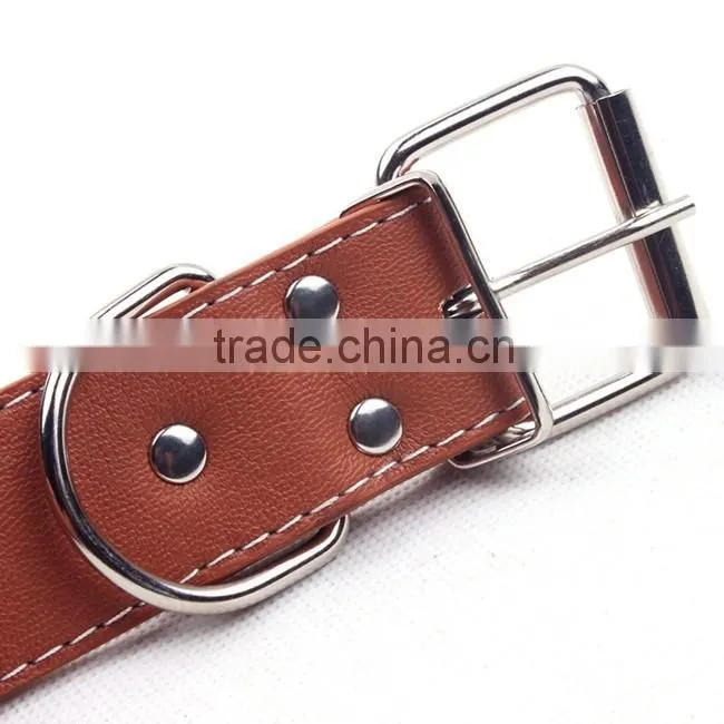 fashion rivet pet collar leather dog collar