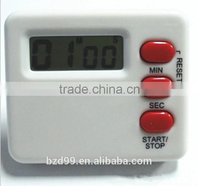 New Promotional Electric Digital Kitchen 2 Digit Countdown Timer with Magnet Clip / Electronic timer manufacturer OEM/ODM