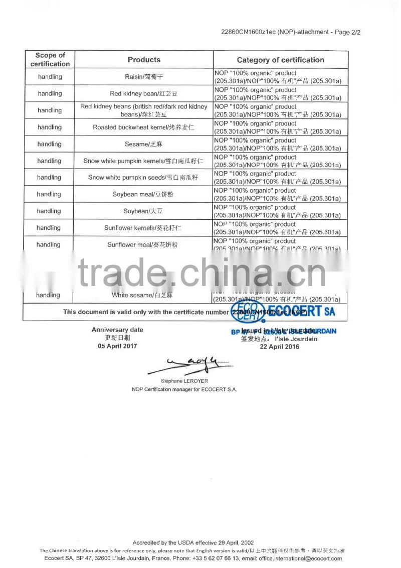 Chinese non gmo new crop Roasted Buckwheat Kernel for georgia wholesale