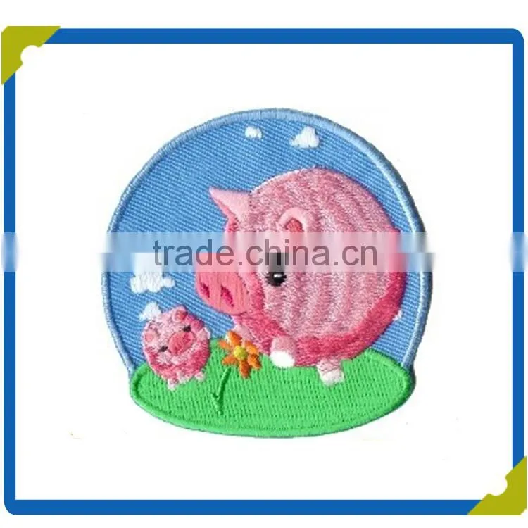 custom logo with security uniform name round patches